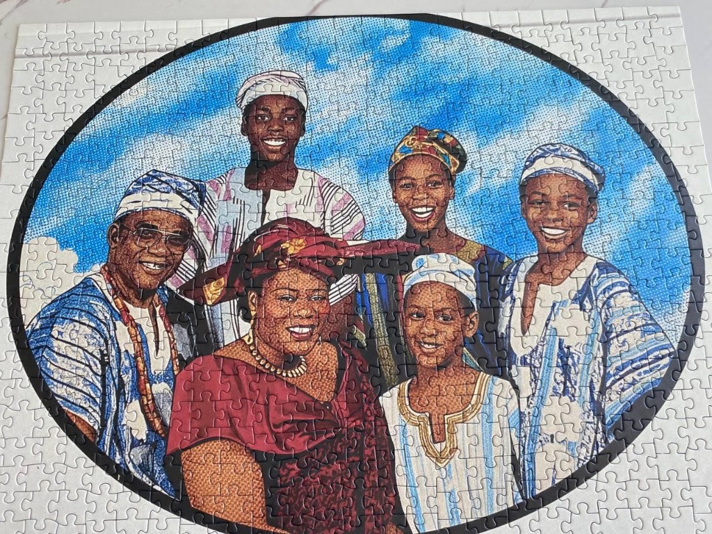 Family portrait custom photo puzzle from Our Love Puzzle